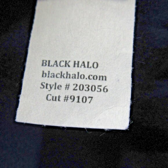 NWT Black Halo Jackie in Eclipse Stretch Gabardine Belted Sheath Dress 14 $375 - Picture 7 of 10